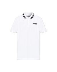 Iceberg White Polo With Logo Patch for men