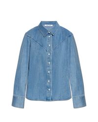 Samsøe & Samsøe Blue Shirt 'Samos'