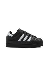 Adidas Originals Black 'Superstar Stack' Sports Shoes