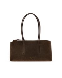 DeMellier London Brown Suede Bag 'Stockholm'