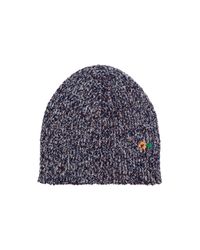 Dries Van Noten Blue Wool Hat for men