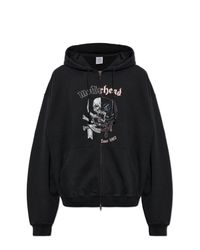 Vetements Black Sweatshirt With Print for men