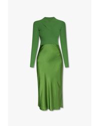 AllSaints Green 'hana' Dress & Sweater