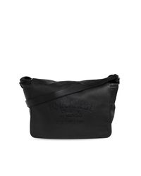 DSquared² Black Leather Shoulder Bag