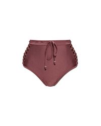 Zimmermann Purple Bottom Of Swimsuit