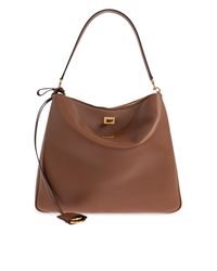 Balenciaga Brown 'Rodeo Medium' Hobo Shoulder Bag