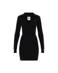 Adidas Originals Black Dress With Logo