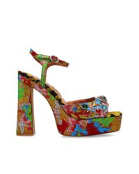 Kurt Geiger White 'Chelsea' Heel Sandals