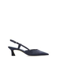 Stuart Weitzman Blue Heeled Shoes "Vinnie"
