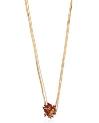 Bottega Veneta White Long Necklace