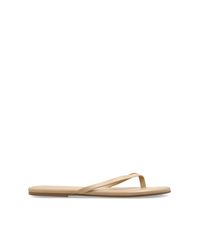 Melissa Odabash White Flip-Flops With Logo