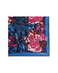 Givenchy Blue Silk Scarf