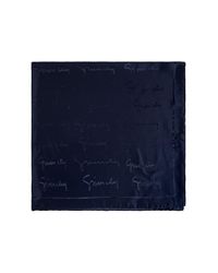 Givenchy Blue Silk Scarf