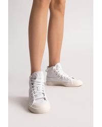 adidas Originals 'nizza Hi Rf' High-top Sneakers in White | Lyst