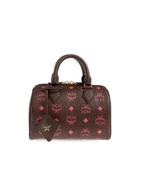MCM Brown 'Ella Boston' Bag