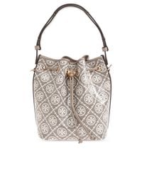 Tory Burch White Monogram Bag