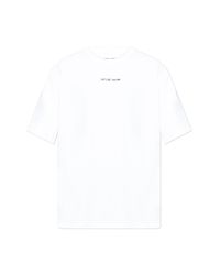 Samsøe & Samsøe White T-Shirt 'Sadinner' for men
