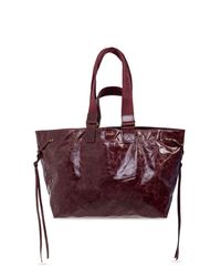 Isabel Marant Red "Wardy" Shopper Bag