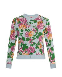 KENZO White Patterned Cardigan