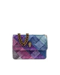 Kurt Geiger Purple Shoulder Bag 'Kensington Micro'