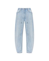 Alexander Wang Blue Wide-Leg Jeans