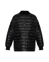 Moose Knuckles Black Oversized Puffer Jacket