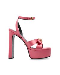 Versace Pink Platform Sandals