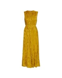 Etro Yellow Midi Dresses