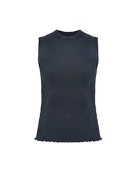 Alaïa Blue Silk Top