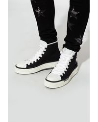 Amiri Black 'ma Court' High-top Sneakers for men