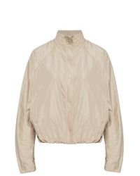 Alaïa Natural Jacket With Stand-Up Collar