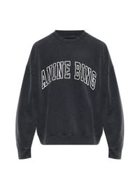 Anine Bing Black Miles Sweatshirt