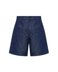 Givenchy Blue Shorts With Logo for men