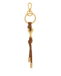 AMI Metallic Keychain With Pendant