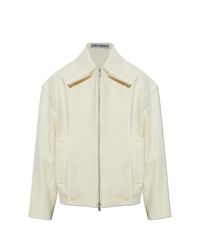 Issey Miyake Natural Wool Jacket With Pockets
