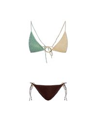 Oseree Multicolor Two-Piece Swimsuit
