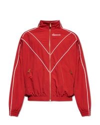 Willy Chavarria Red "Bad Boy" Sweatshirt With A Stand-Up Collar for men