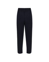 Homme Plissé Issey Miyake Blue Pleated Trousers for men