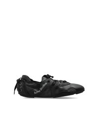 Acne Black Sports Shoes With Logo for men