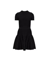 Balmain Black Flared Dress
