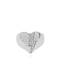 Zadig & Voltaire Metallic Brass Ring