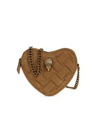 Kurt Geiger Brown Shoulder Bag "Kensington Heart"