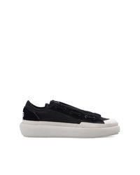 Y-3 Black 'ajatu Court Low' Sneakers for men