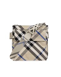 Burberry Gray Shoulder Bag Trench Small for men