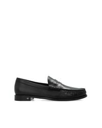 Max Mara Black Leather Shoes Type Loafers
