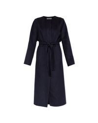 Alaïa Blue Wool Coat