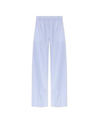 LoveShackFancy Blue "Helia" Trousers