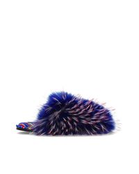 Kurt Geiger Blue 'Kensington' Slides By