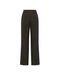 Golden Goose Deluxe Brand Gray Wide-Leg Trousers