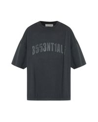 Fear Of God Black Cotton T-Shirt for men